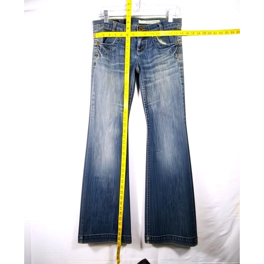 DKNY Jeans Womens 27 Bootcut Cotton Blend Blue Denim Medium Wash Y2K Vintage - Picture 3 of 9